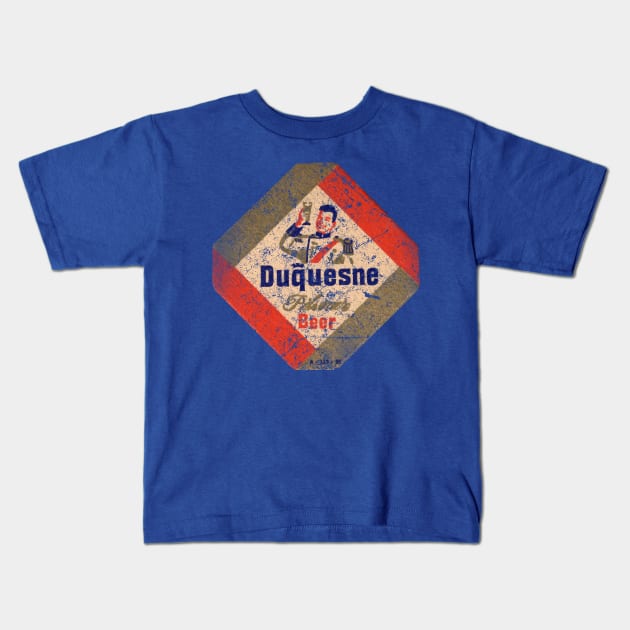 Duquesne Beer Kids T-Shirt by MindsparkCreative